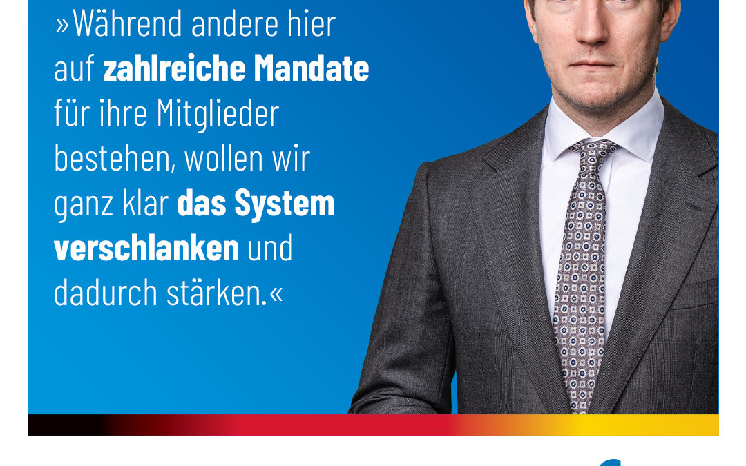 AfD befürwortet die Reduzierung der Anzahl der Stadtbezirke.